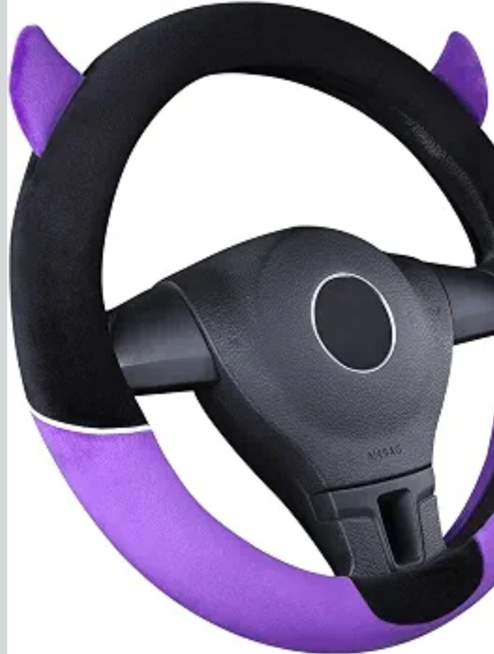 Steering Wheel With Horns